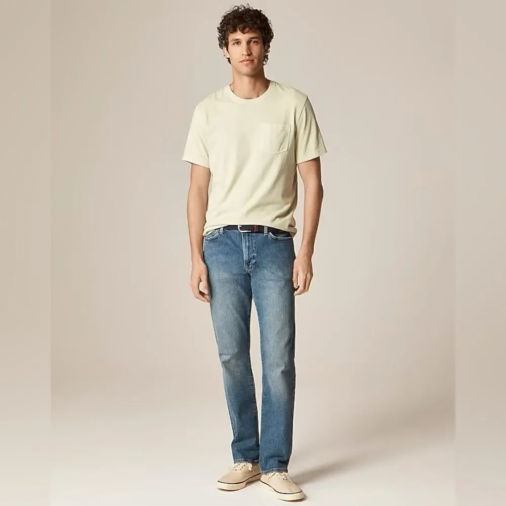 NWT J CREW 770™ Straight-fit stretch jean in medium wash 32/34
